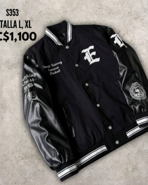 Chaqueta universitaria impermeable.--S353