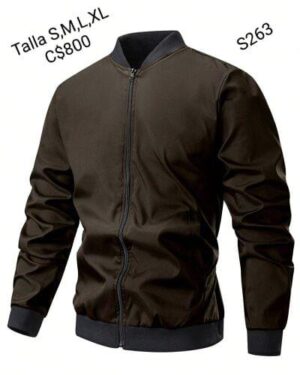 Chaqueta casual color café