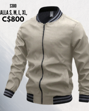 Chaqueta estilo impermeable color.--S300
