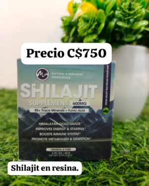 Shilajit en resina
