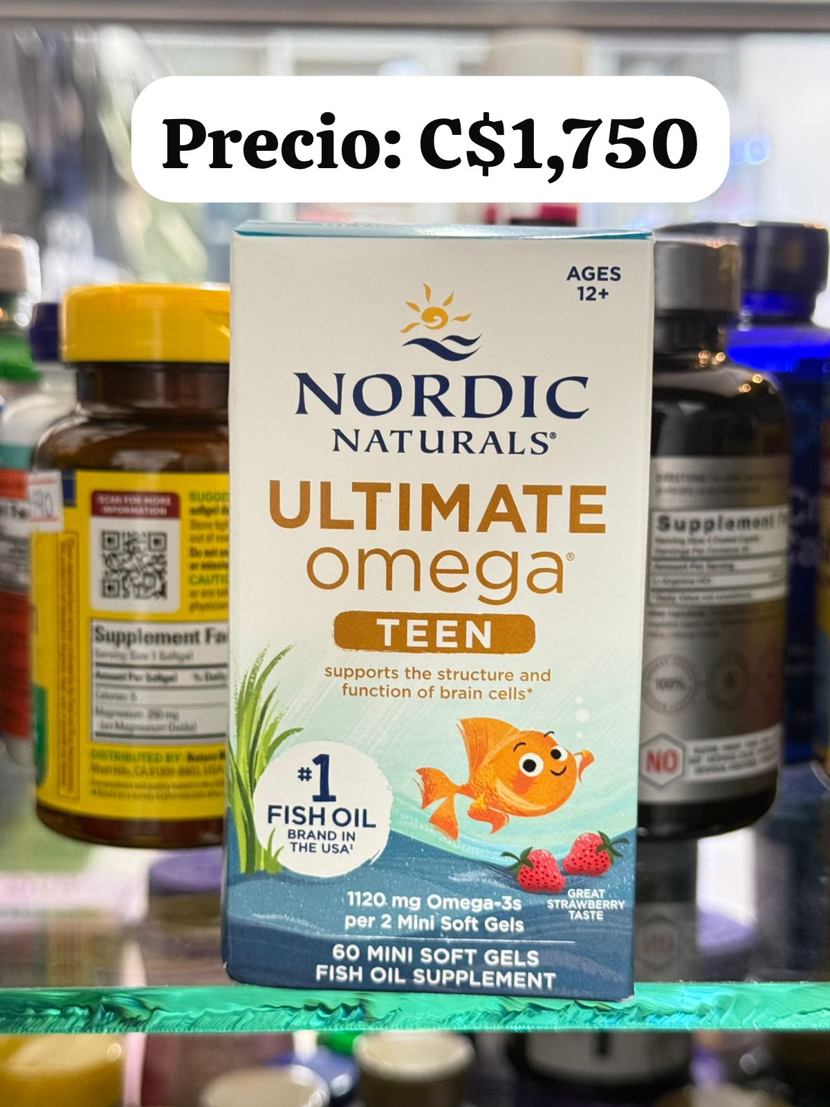 Omega 3 ultimate con EPA y DHA de Nordic naturals para adolescentes