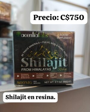 Shilajit en Resina