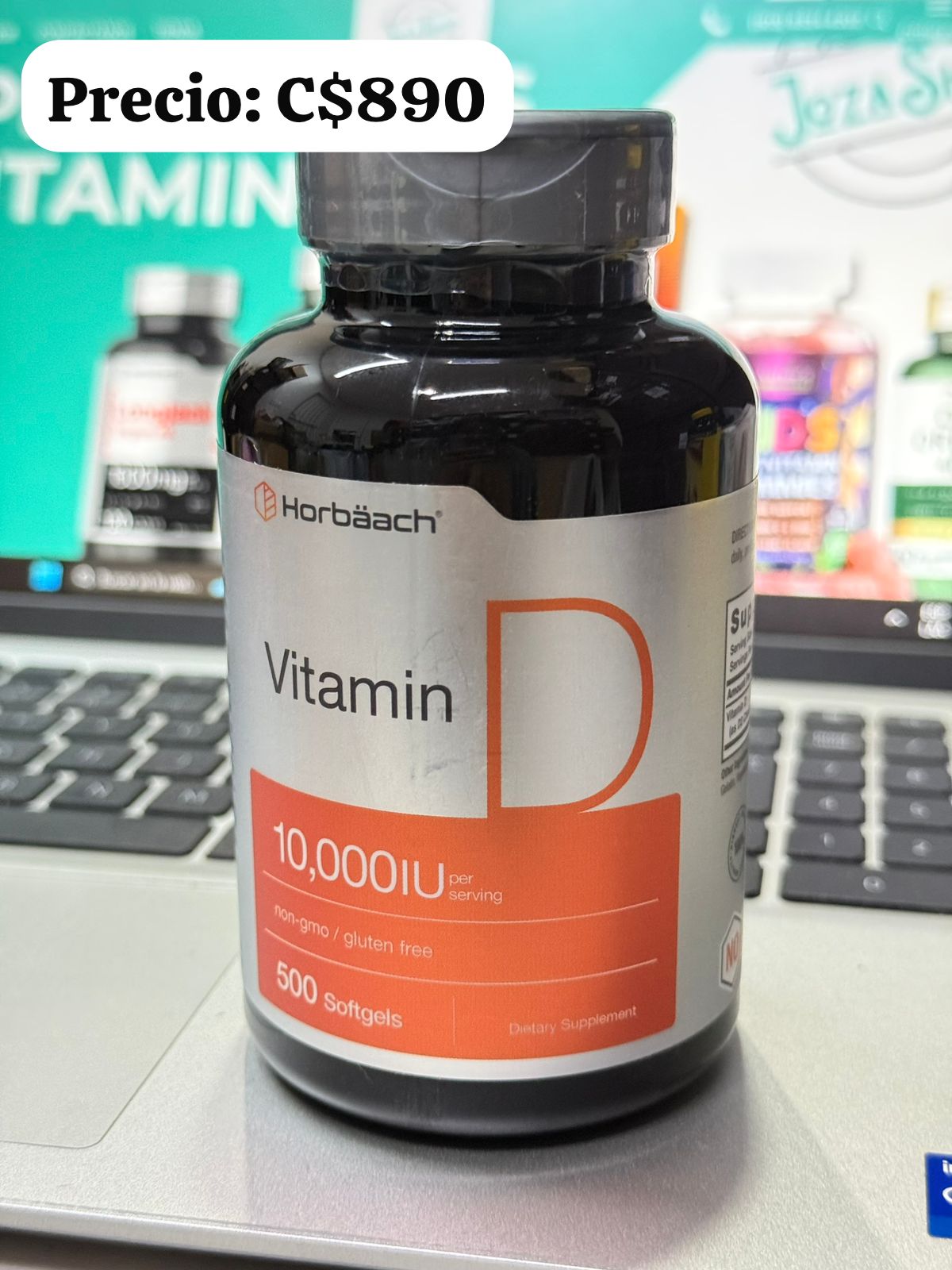 vitamina D. 10,000iu
