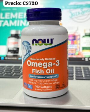 omega-3 Fish oil now 100 softgels