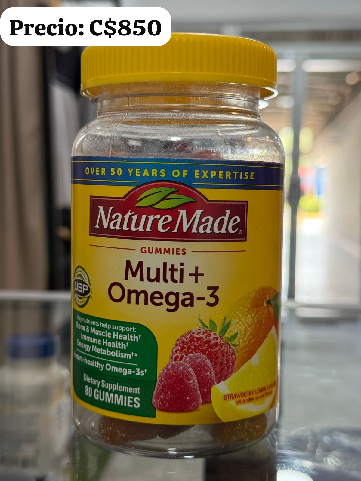 Multivitaminas más Omega 3 en gomitas para adultos