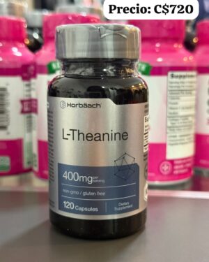 L- Theanine de 400mg 120 capsulas
