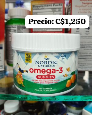 Omega 3 de 60 gomitas marca Nordic