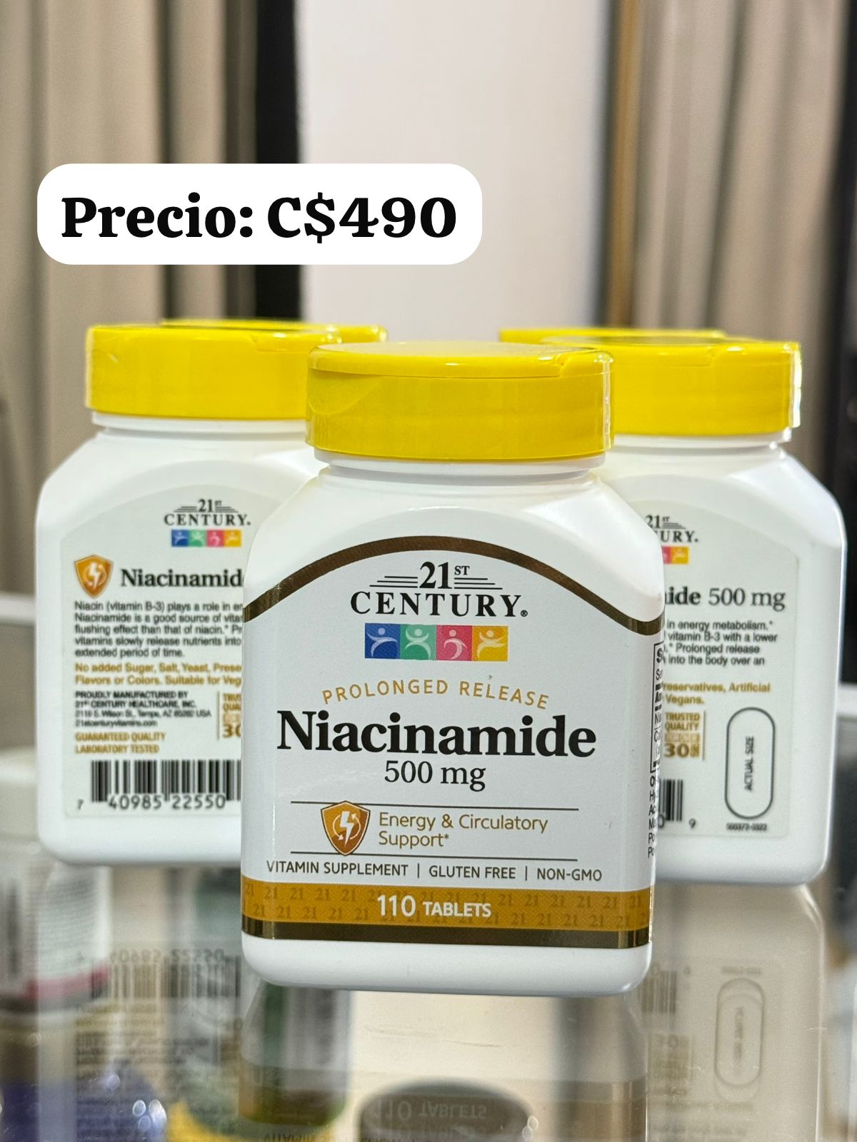 Niacinamide 500 MG 110 tabletas