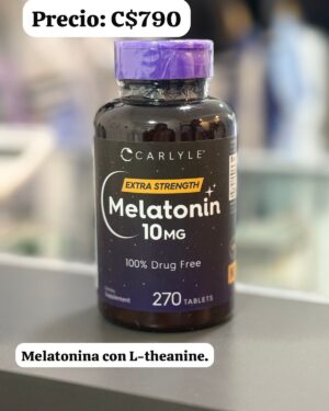 Melatonina de 10 MG con L-theanine.