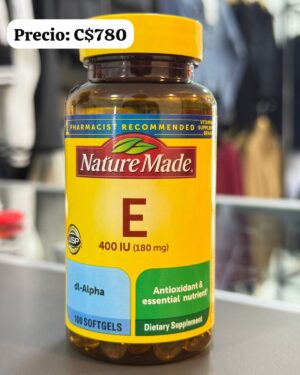 Vitamina E Nature made.