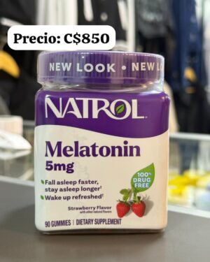 Melatonina de 5 mg 90 gomitas Natrol