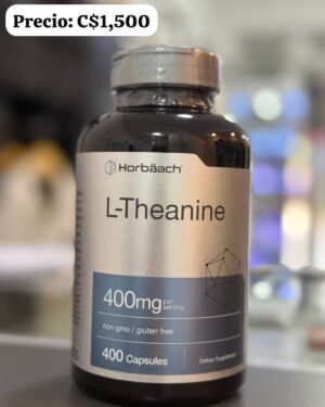 L-theanina de 400 mg - 400 cápsulas