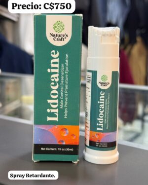 Lidocaine – Spray retardante.