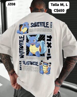 Camiseta de Squirtle - JZ8