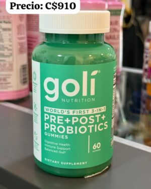 PRE + POST + PROBIOTICOS en Gomitas GOLI