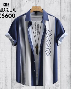 Camisa a rayas.--C105