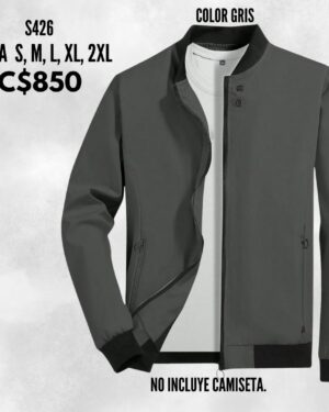 Chaqueta estilo impermeable.--S426