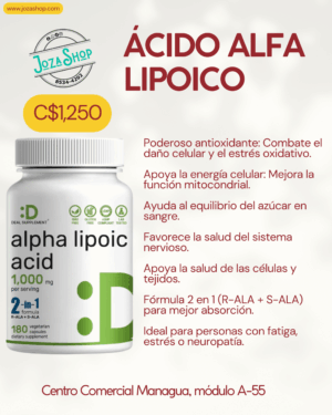 ACIDO ALFA LIPOICO DEAL 1000 MG
