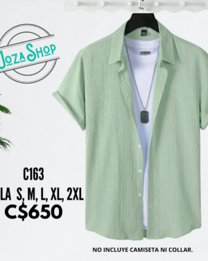 Camisa verde claro - C163