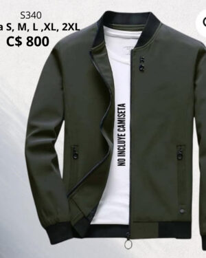 Chaqueta estilo impermeable --S340
