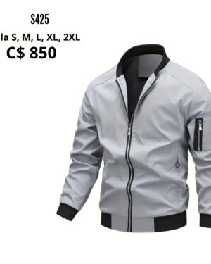 Chaqueta estilo impermeable.--S425