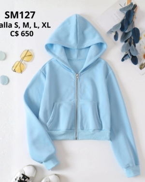 Chaqueta celeste para dama - SM127