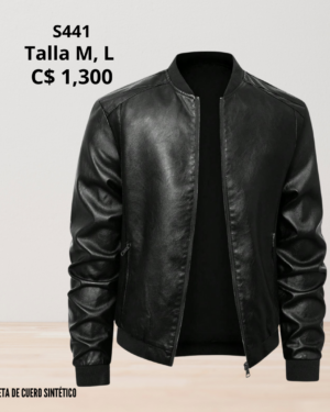 Chaqueta de Cuero Sintético - S441