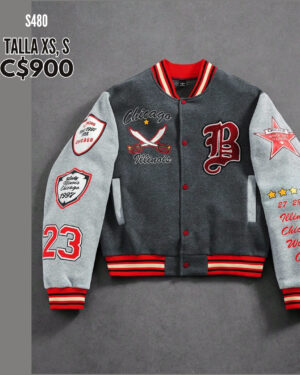 Chaquetoa estilo universitaria.--S480